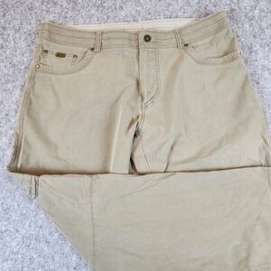 Kuhl Rydr Pants Men 40x32 Brown Hiking Outdoor Workwear Rugged Patina Dye
